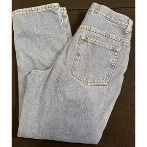 L.L. Bean Jeans Womens 12 Light Wash Fleece Lined Straight Denim Insulated‎